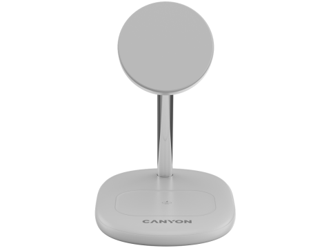 CANYON wireless charger WCS-205 15W Qi2 2in1 White