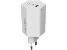 CANYON charger HEXAGON 65 GaN 65W 2xPD 1xQC EU White