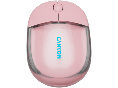 CANYON mouse OnClick 24 BT/ Wireless Transparent/Pink