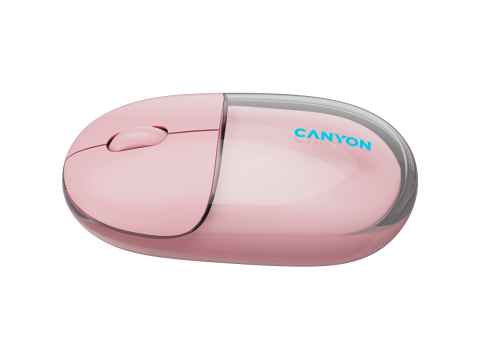 CANYON mouse OnClick 24 BT/ Wireless Transparent/Pink