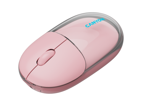 CANYON mouse OnClick 24 BT/ Wireless Transparent/Pink