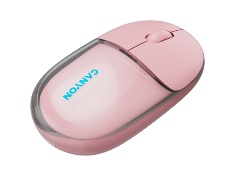 CANYON mouse OnClick 24 BT/ Wireless Transparent/Pink