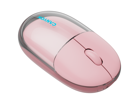 CANYON mouse OnClick 24 BT/ Wireless Transparent/Pink