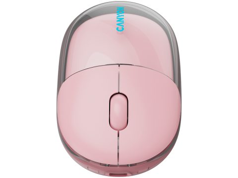 CANYON mouse OnClick 24 BT/ Wireless Transparent/Pink