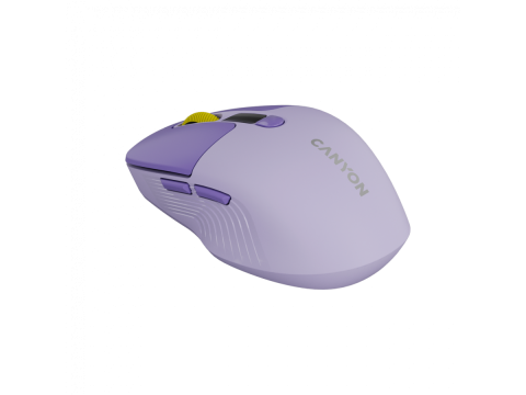 CANYON mouse MW-26 LCD Silent Dual Mode Wireless Violet