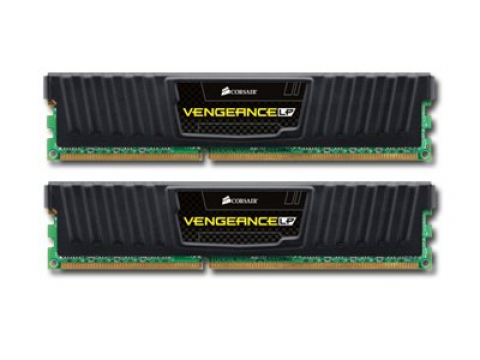 CORSAIR DDR3, 1600MHz 8GB 2x240 DIMM, Vengeance Low Profile Heat Spreader, 1.5V