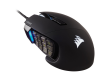 Corsair SCIMITAR RGB ELITE, MOBA/MMO Gaming Mouse, Black, Backlit RGB LED, 18000 DPI, Optical (EU version), EAN:0840006616214