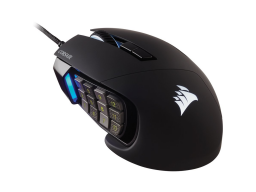 Corsair SCIMITAR RGB ELITE, MOBA/MMO Gaming Mouse, Black, Backlit RGB LED, 18000 DPI, Optical (EU version), EAN:0840006616214