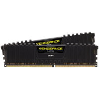 Corsair DDR4, 3600MHz 64GB 2x32GB Dimm, Unbuffered, 18-22-22-42, XMP 2.0, Vengeance LPX black, Black PCB, 1.35V