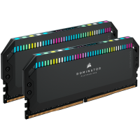 Corsair DDR5, 6200MT/s 32GB 2x16GB DIMM, Unbuffered, 36-39-39-76, OC PMIC, XMP 3.0, DOMINATOR PLATINUM RGB DDR5 Black Heatspreader, RGB LED, 1.3V