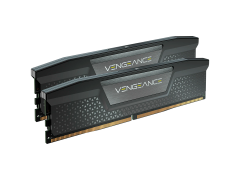 Corsair DDR5, 5200MT/s 32GB 2x16GB DIMM, Unbuffered, 40-40-40-77, Std PMIC, XMP 3.0, VENGEANCE DDR5 Black Heatspreader, Black PCB, 1.25V, EAN:0840006659464