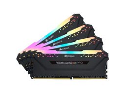 Corsair DDR4, 3200MHz 32GB 4x8GB DIMM, Unbuffered, 16-18-18-36, XMP 2.0, Vengeance RGB Pro Black Heatspreader, RGB LED, 1.35V, EAN:0843591076852