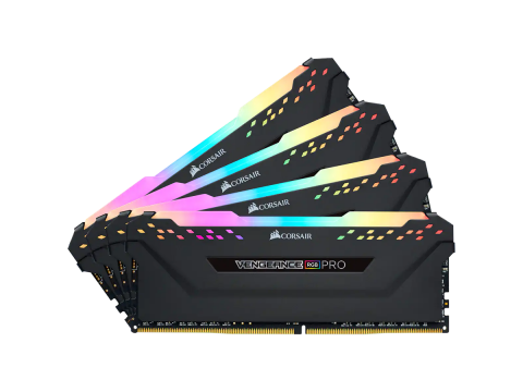 Corsair DDR4, 3200MHz 32GB 4x8GB DIMM, Unbuffered, 16-18-18-36, XMP 2.0, Vengeance RGB Pro Black Heatspreader, RGB LED, 1.35V, EAN:0843591076852