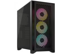 Corsair iCUE 4000D RGB Airflow Mid-Tower, Black, EAN: 0840006694304