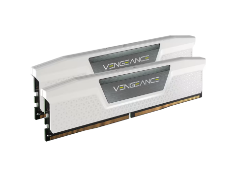 Corsair DDR5, 6000MHz 32GB 2x16GB DIMM, Unbuffered, 40-40-40-77, XMP 2.0, Vengeance DDR5, Aluminium Heatspreader, 1.25V, for Intel 600 Series, Intel 700 Series, white