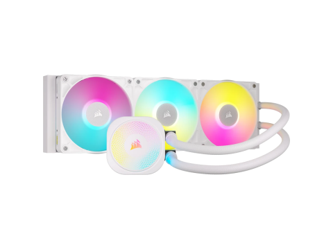 Corsair iCUE LINK TITAN 360 RX RGB White AIO, 360mm Radiator, Liquid CPU Cooler