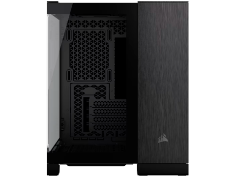 CORSAIR 2500X Micro ATX Dual Chamber PC Case - Black/Obsidian Aluminum