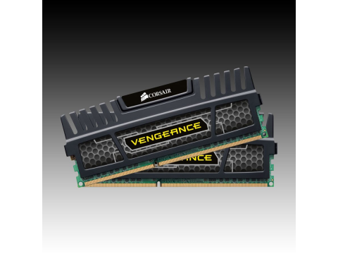 CORSAIR DDR3, 1600MHz 16GB 2x8 DIMM, Vengenace Black Heat Spreader, 1.5V