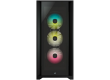 Corsair iCUE 5000X RGB Tempered Glass Mid-Tower Smart Case, Black, EAN:0840006627517