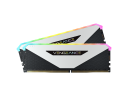 Corsair DDR4, 3600MHz 32GB 2x16GB DIMM, Unbuffered, 18-22-22-42, XMP 2.0, VENGEANCE RGB RT Heatspreader, RGB LED, 1.35V, for AMD Ryzen