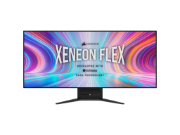 Corsair XENEON FLEX 45WQHD240 45-Inch OLED (3440 x1440), 240Hz Refresh Rate, Bendable Gaming Monitor, EAN: 0840006697138