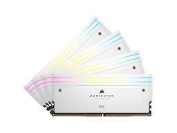 Corsair DOMINATOR TITANIUM 64GB (4 x 16GB) DDR5 6400 CL32-40-40-84 1.40V Intel XMP - WHITE