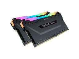 CORSAIR DDR4, 3000MHz 16GB 2x8GB Dimm, 15-17-17-35, XMP 2.0, Vengeance RGB Pro black Heatspreader, RGB LED, Black PCB, 1.35V