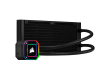 CORSAIR iCUE H100i ELITE CAPELLIX Liquid CPU Cooler, 240mm Radiator, Dual 120mm ML RGB PWM Fans, Intel:LGA1700 (with separate bracket)/LGA1200/LGA115X/LGA20XX, AMD: AM5/AM4/sTRX4/sTR4, 5Y warranty, black