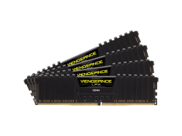 Corsair DDR4, 3600MHz 64GB 4x16GB DIMM, Unbuffered, 18-22-22-42, XMP 2.0, Vengeance LPX black Heatspreader, Black PCB, 1.35V