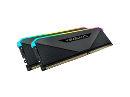 Corsair DDR4, 3600MHz 16GB 2x8GB DIMM, Unbuffered, 18-22-22-42, XMP 2.0, VENGEANCE RGB RT Heatspreader, RGB LED, 1.35V, for AMD Ryzen