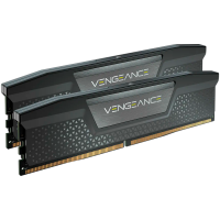 CORSAIR DDR5, 6000MT/s 32GB 2x16GB DIMM, 36-38-38-76, Std PMIC, XMP 3.0, VENGEANCE DDR5 Black Heatspreader, Black PCB, 1.25V