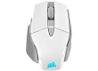 Corsair M65 RGB ULTRA WIRELESS Gaming Mouse, Backlit RGB LED, Optical, Silver ALU, White, EAN: 840006658740