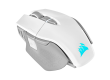 Corsair M65 RGB ULTRA WIRELESS Gaming Mouse, Backlit RGB LED, Optical, Silver ALU, White, EAN: 840006658740