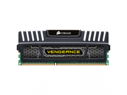 CORSAIR DDR3, 1600MHz 8GB 1x8 DIMM, Vengeance Black Heat Spreader, XMP 1.3, 1.5V