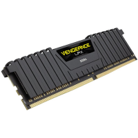 CORSAIR DDR4, 2400MHz 16GB 2x8GB DIMM, 14-16-16-31, XMP 2.0, Vengeance LPX black Heatspreader, Black PCB, 1.2V, for SKL