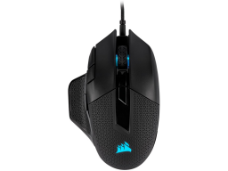 Corsair NIGHTSWORD RGB, Performance Tunable FPS/MOBA Gaming Mouse, Black, Backlit RGB LED, 18000 DPI, Optical (EU version), EAN:0843591098434