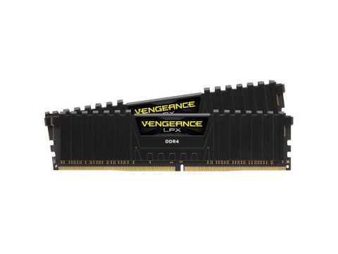 Corsair DDR4, 3600MHz 16GB 2 x 8GB DIMM, Unbuffered, 18-22-22-42, 1R, XMP 2.0 Vengeance LPX Black, 1.35V, EAN:0840006612971