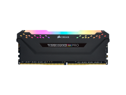 Corsair DDR4, 3600MHz 16GB 1x16GB DIMM, Unbuffered, 18-22-22-42, Base SPD@2666, XMP 2.0, VENGEANCE RGB PRO Heatspreader, RGB LED, 1.35V. for AMD