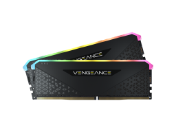 CORSAIR DDR4, 3200MHz 16GB 2x8GB Dimm, 16-20-20-38, XMP 2.0, Vengeance RGB RS, RGB LED, Black PCB, 1.35V, for AMD Ryzen & Intel