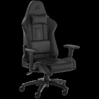 CORSAIR TC100 RELAXED Gaming Chair, Leatherette - Black