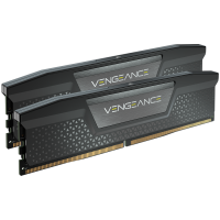 CORSAIR DDR5, 5200MT/s 96GB 2x48GB DIMM, 38-38-38-84, XMP 3.0, VENGEANCE DDR5 Black Heatspreader, 1.25V