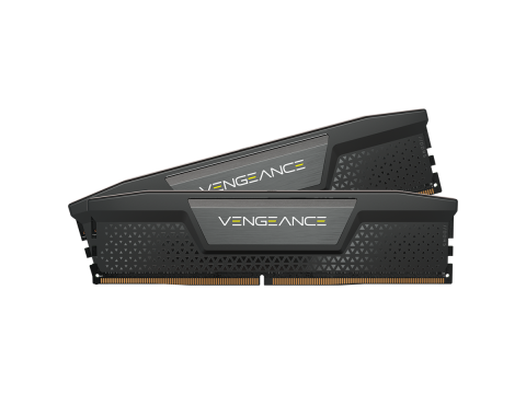 Corsair DDR5, 5200MT/s 16GB 2x8GB DIMM, Unbuffered, 40-40-40-77, 1Gbx16, Std PMIC, XMP 3.0, VENGEANCE DDR5 Black Heatspreader, Black PCB, 1.25V, EAN: 0840006666745