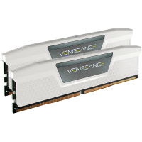 Corsair DDR5, 6000MT/s 32GB 2x16GB DIMM, Unbuffered, 36-36-36-76, Std PMIC, XMP 3.0, VENGEANCE DDR5 White Heatspreader, Black PCB, 1.35V