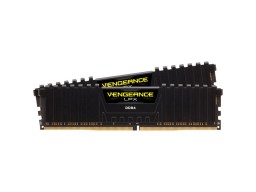 Corsair DDR4, 2666MHz 32GB 2x16GB DIMM, Unbuffered, 16-18-18-35, XMP 2.0, Vengeance LPX black Heatspreader, Black PCB, 1.2V, for SKL, EAN:0843591069557