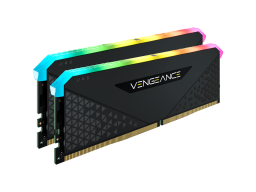 CORSAIR DDR4, 3200MHz 32GB 2x16GB Dimm, 16-20-20-38, XMP 2.0, Vengeance RGB RS Heatspreader, RGB LED, Black PCB, 1.35V, for AMD Ryzen & Intel XMP