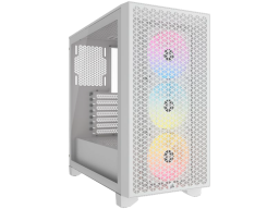 Corsair 3000D RGB Tempered Glass Mid-Tower, White, EAN: 0840006610861