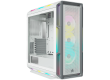 Corsair iCUE 5000T RGB Tempered Glass Mid-Tower Smart Case, White