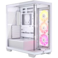 CORSAIR 3500X ARGB Mid-Tower PC Case - White