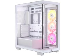 CORSAIR 3500X ARGB Mid-Tower PC Case - White