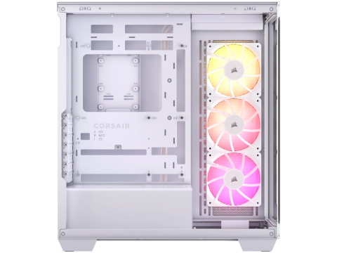 CORSAIR 3500X ARGB Mid-Tower PC Case - White